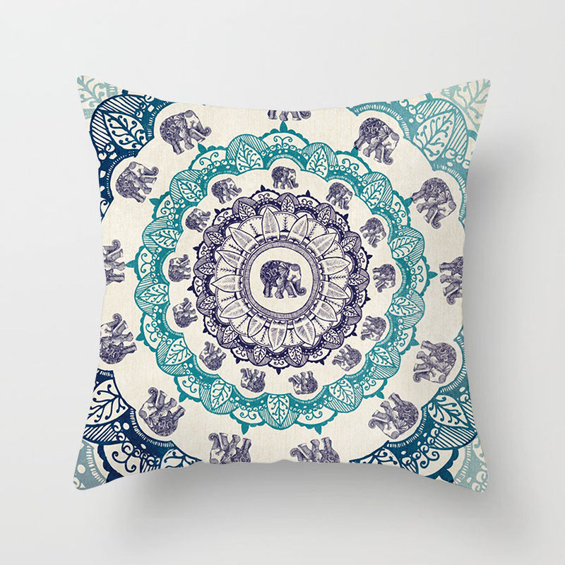 Mandala printed pillowcase Ramadan super soft sofa