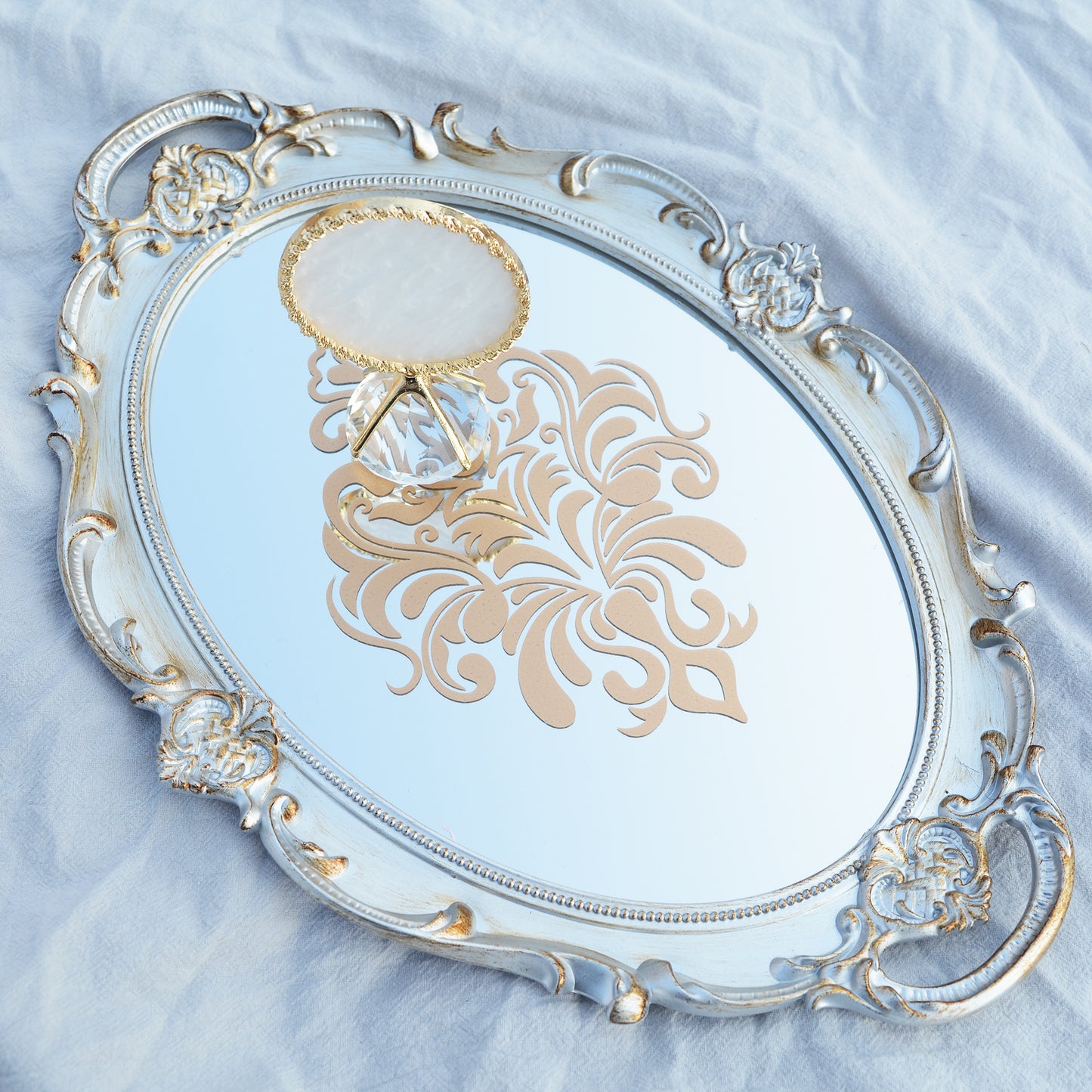 Retro mirror tray