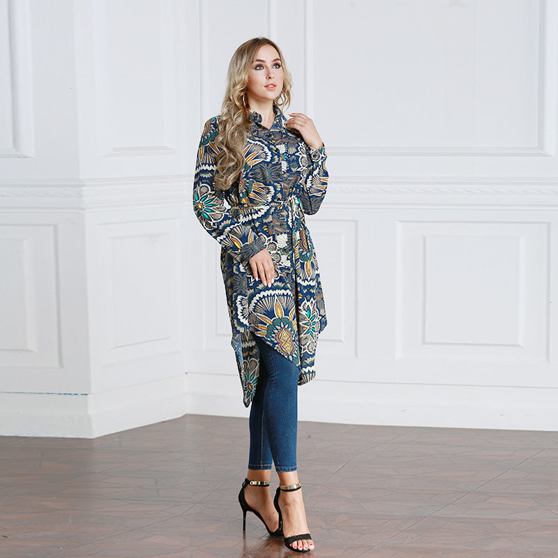 New Fashion Loose Shirt Skirt Plus Size Muslim