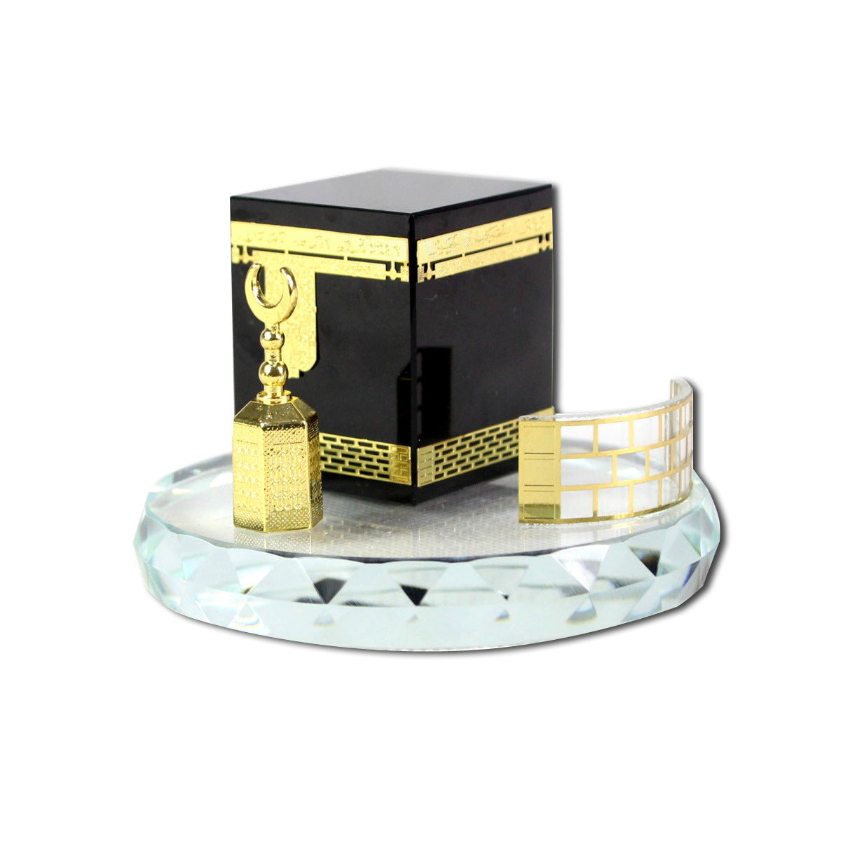 Round Kaaba Three-Piece Set Of Muslim Car Accessories