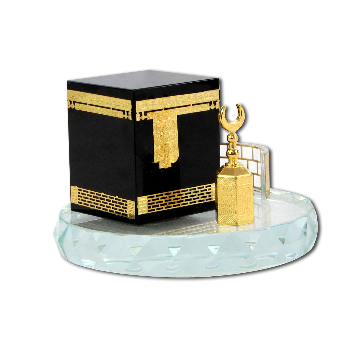 Round Kaaba Three-Piece Set Of Muslim Car Accessories