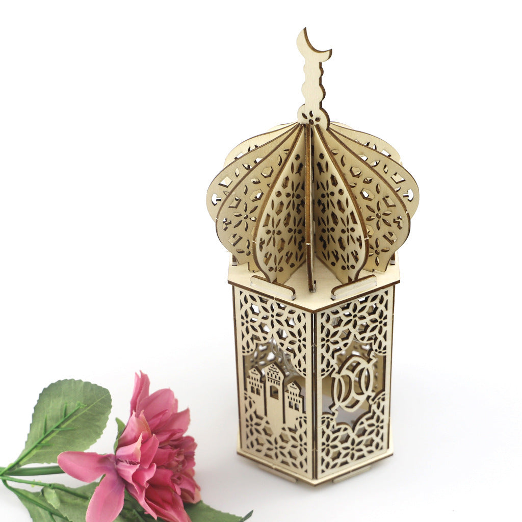 Ramadan Festival Decorative Eooden Crafts Ornaments