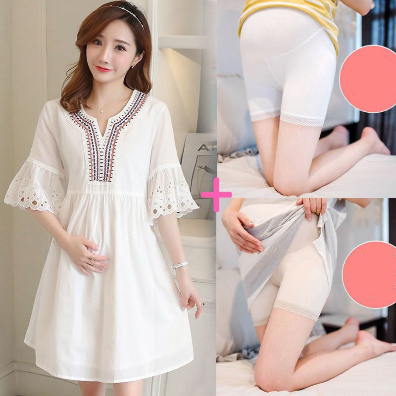 Two-piece Fashion Loose-fitting Dresses For Pregnant Women