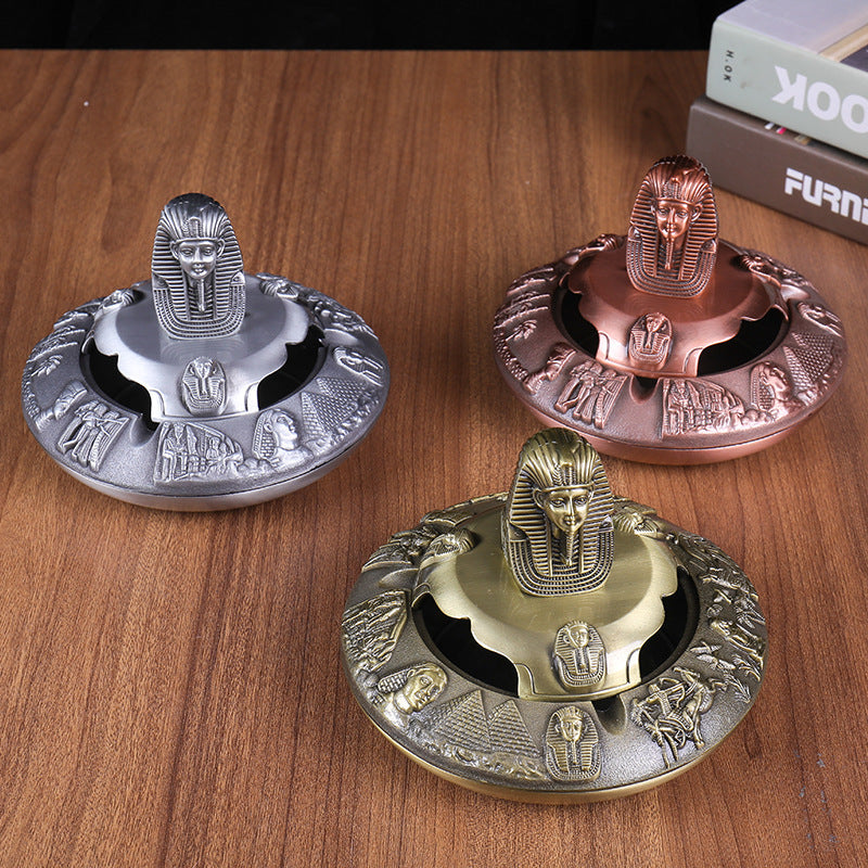 Egyptian Pharaoh Zinc Alloy Crafts with Cover