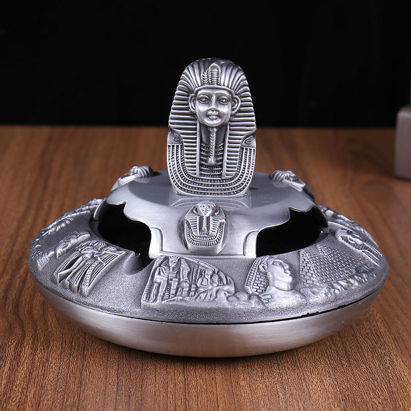 Egyptian Pharaoh Zinc Alloy Crafts with Cover