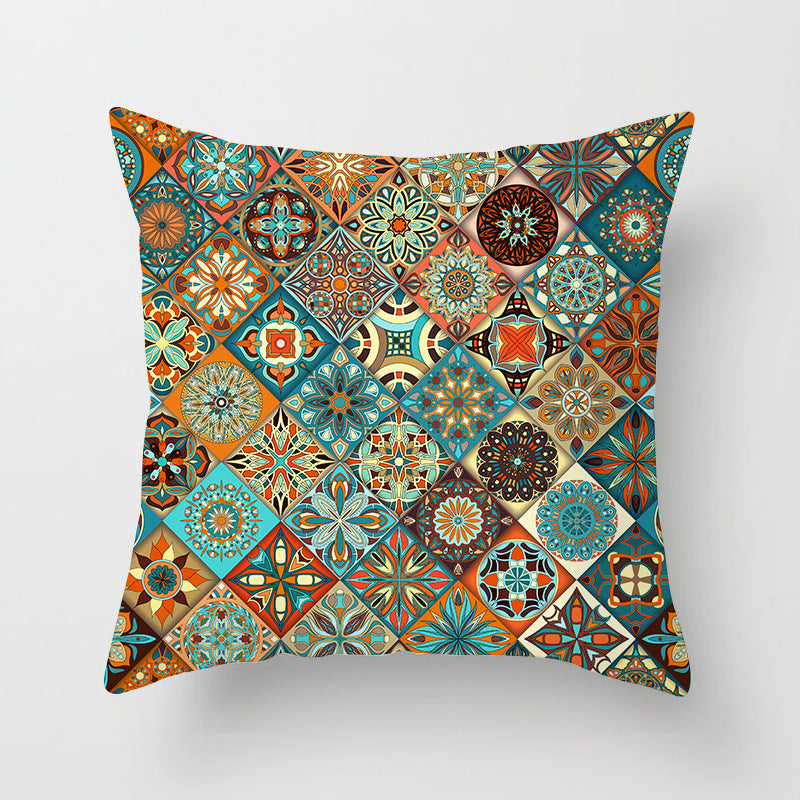 Mandala printed pillowcase Ramadan super soft sofa