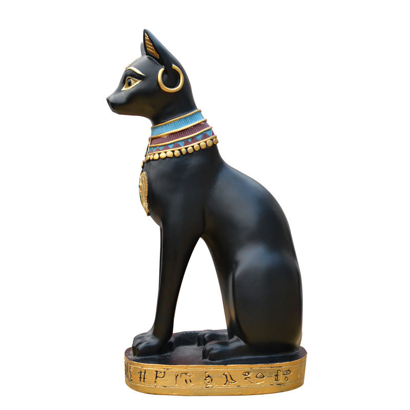 Egyptian Cat God Furnishings Home Hallway Crafts