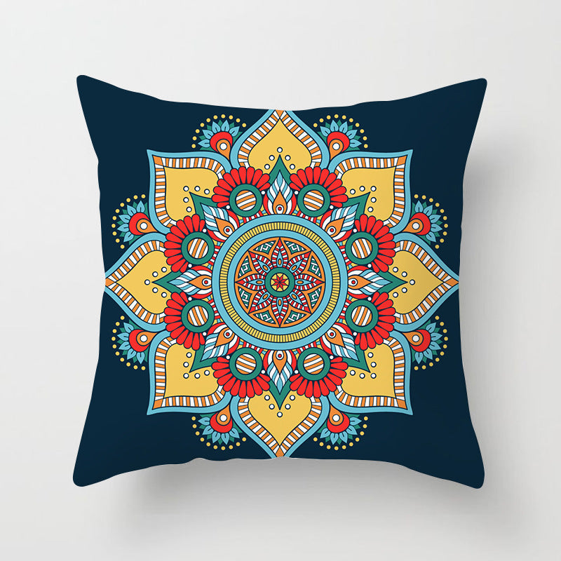 Mandala printed pillowcase Ramadan super soft sofa