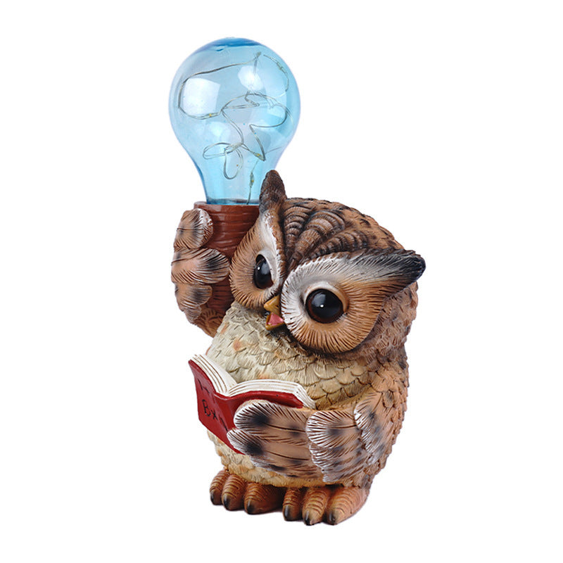 Owl Resin Decoration Creative Night Light