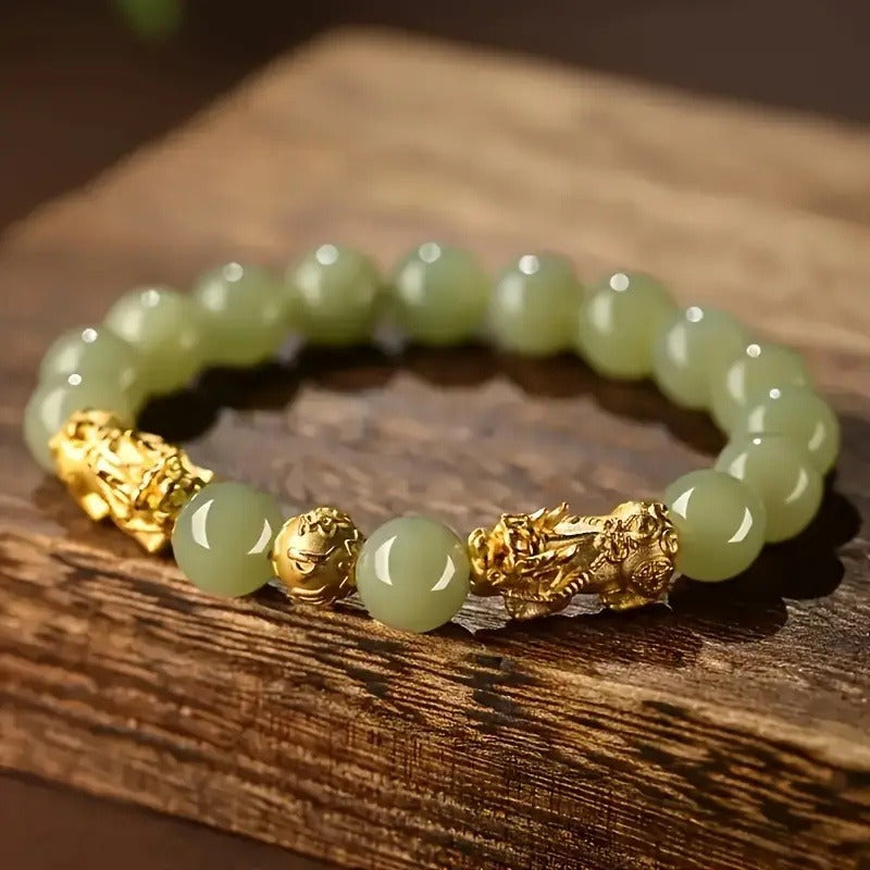 The Gold Pixiu Bracelet Is Suitable For Those Who Pursue Traditional Auspicious Meanings And Like To Wear Jewelry To Show Their Unique Style