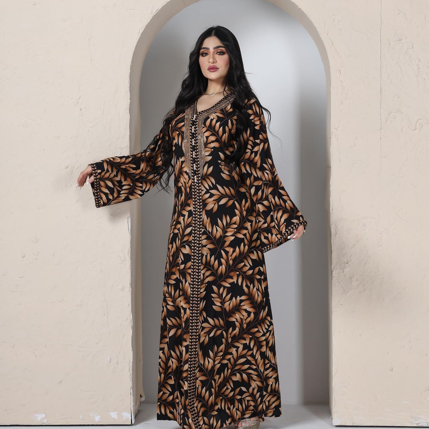 Middle East Muslim Women's Wear Arab Robe Dress