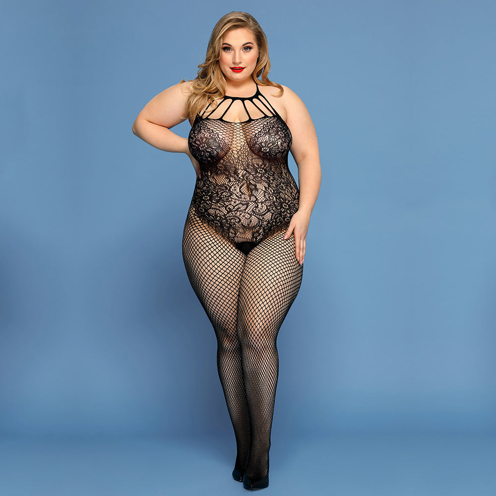 XL Fat MM Sexy Net Clothes Sexy Lingerie