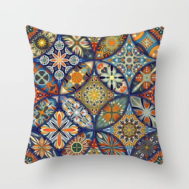 Mandala printed pillowcase Ramadan super soft sofa