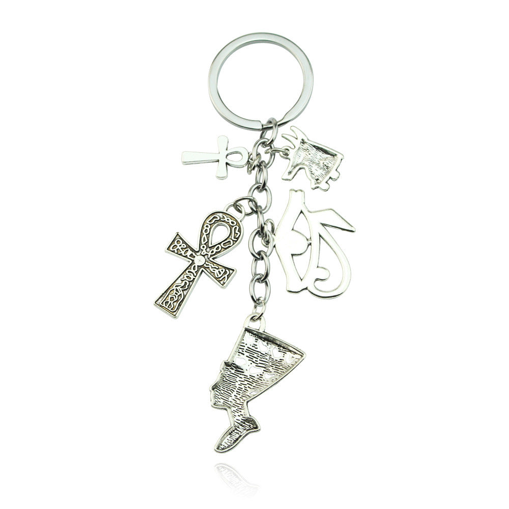 Egyptian Symbol Devil's Eye Keychain