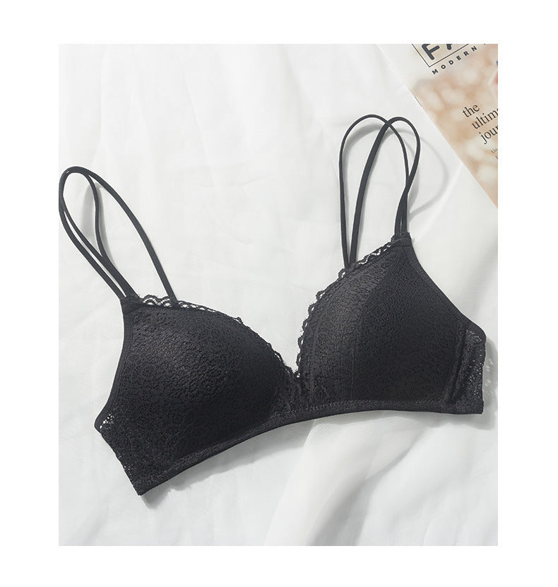 Cutout Lightweight Unwired Push Up Bra