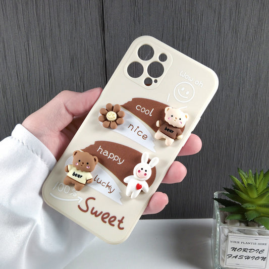 Suitable For 3D Head Doll Mobile Phone Case