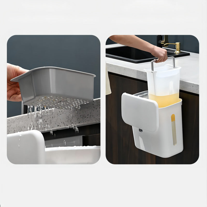 Dry Wet Separation Trash Can Household Kitchen Hanging Kitchen Waste Waste Sorting Bin