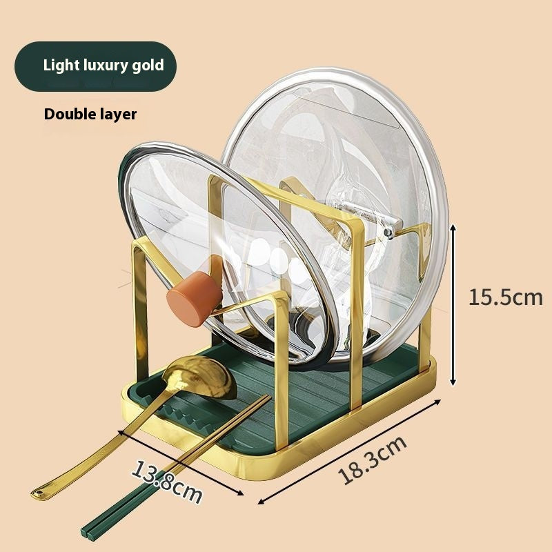 Desktop Punch-free Kitchen Lid Rack