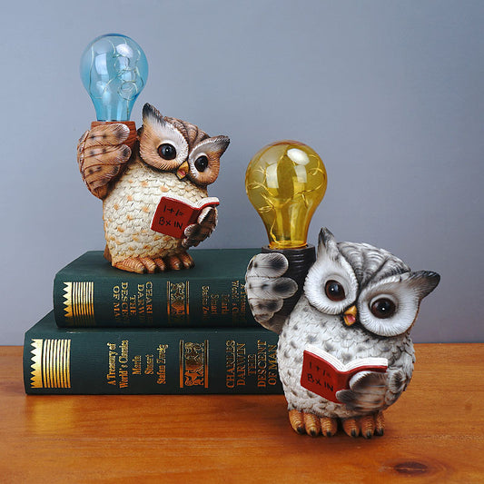 Owl Resin Decoration Creative Night Light