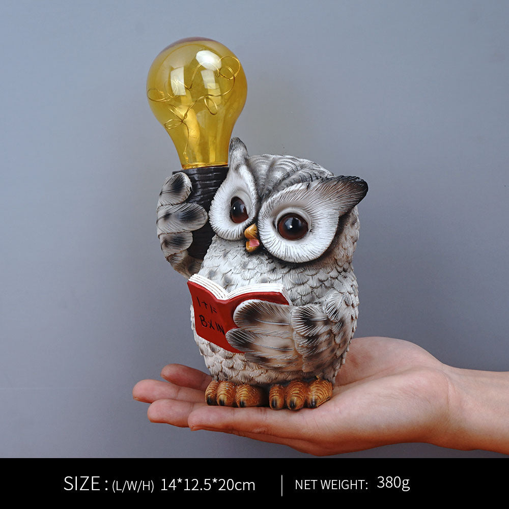 Owl Resin Decoration Creative Night Light