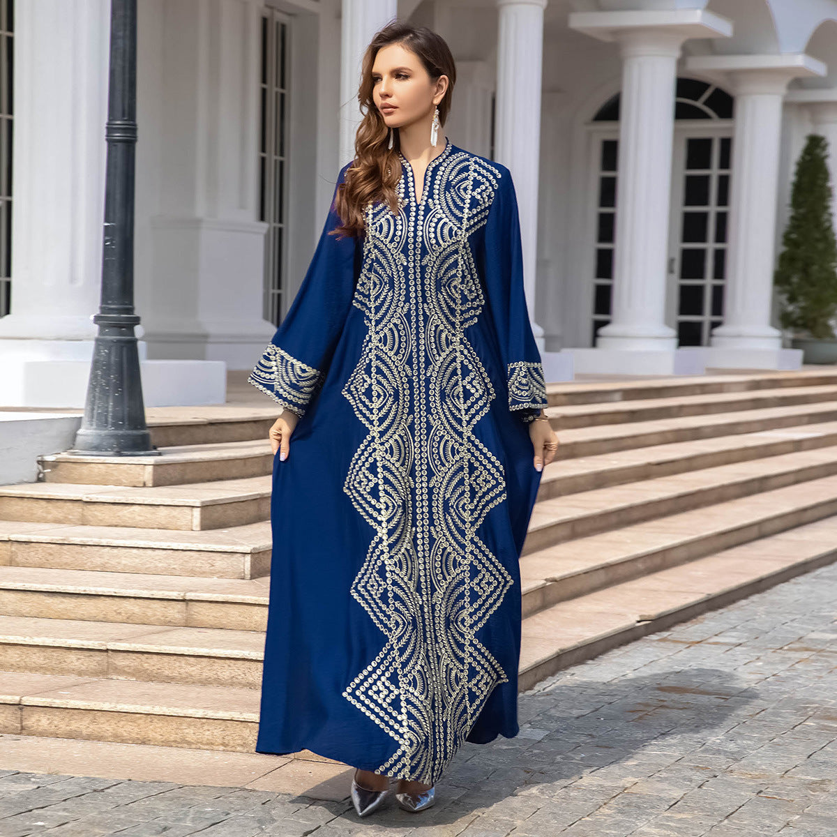 Muslim Women's Wear Robe Sequined Embroidery