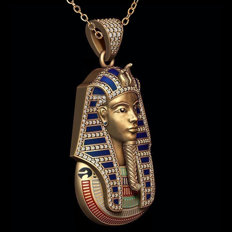 Egyptian Pharaoh Sphinx Pendant Necklace