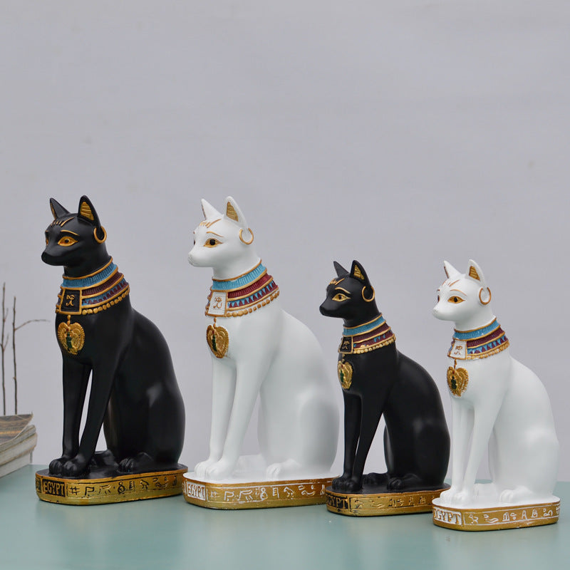 Egyptian Cat God Furnishings Home Hallway Crafts