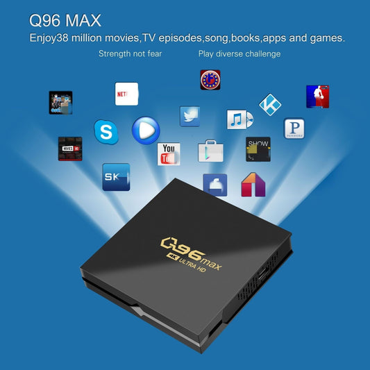 Q96 MAX S905 Android Video BOX 4K Set-top BOX TV BOX Network Set-top BOX TV BOX