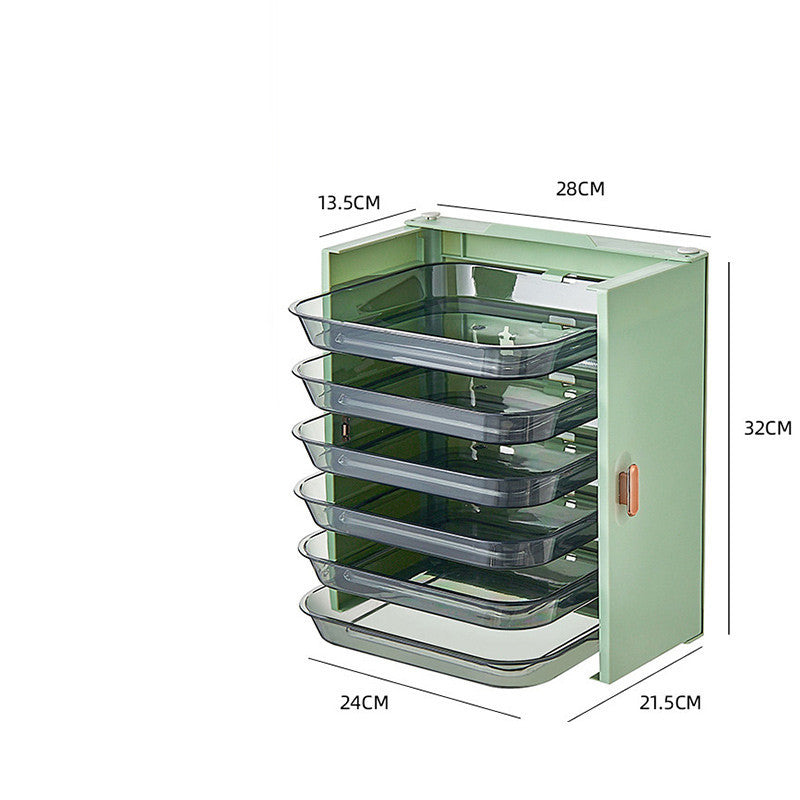 Home Kitchen Multi-functional Multi-layered Vegetable Preparation And Loading Tray